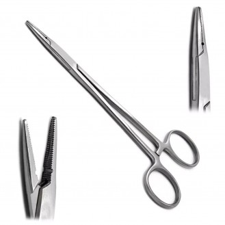  MEDISCON Surgical Crile-Wood Needle Holder Forceps Dental Suture Forceps Body Piercing 