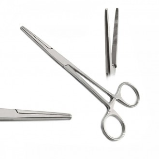 MEDISCON Hemostat Kelly Locking Artery Forceps Straight 14cm Surgical Veterinary Tools