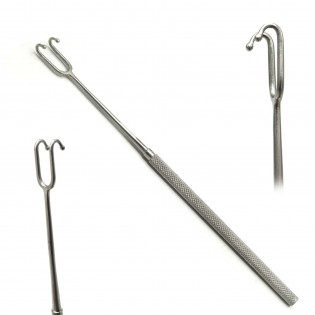 MEDISCON Fomon Retractors Skin Hook Double Prong 10mm Ball End 16cm ENT Surgical Instruments