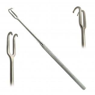 MEDISCON Surgical Joseph Skin Hook Double Prong Sharp Soft Tissue Retractor Veterinary