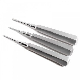 MEDISCON Dental Coupland Teeth Loosening Root Elevator Set of 3 Surgical Instruments 