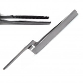 MEDISCON Surgical Articulating Paper Holder Tweezers Straight Dental Restorative Forceps