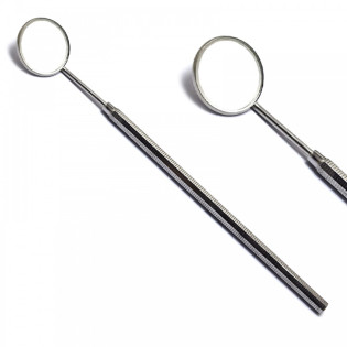 MEDISCON Examination Mirror Handle with Mirror Mouth Dentist Dental Hygiene Instruments